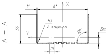 Профиль направляющий ТН (100-120)
